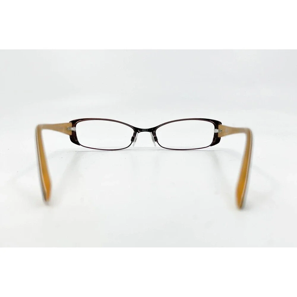 Cosmopolitan Eyeglasses Women Brown DIVINE Chocolate 48-17-135 30974